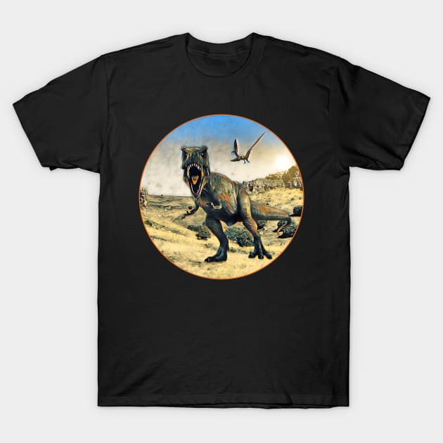 The Tyrannosaurus Rex in old time T-Shirt by UMF - Fwo Faces Frog